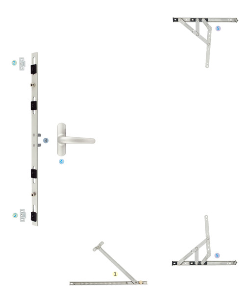 外平开五金件WPKC-04
