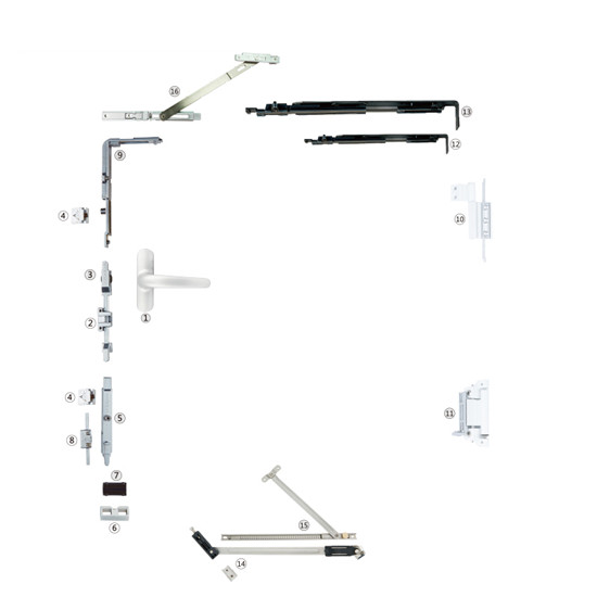 内平开下悬五金件WTT-DM0102